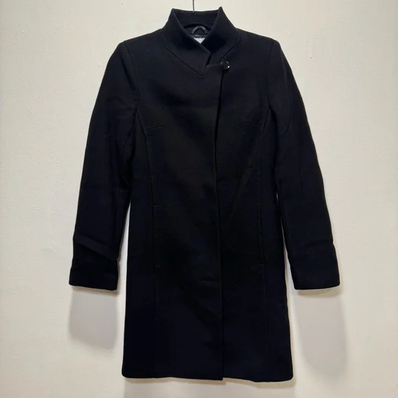 Aritzia Babaton Wool Cashmere Tailored Coat – Italian Milior Buttons – Size S - Picture 3 of 16
